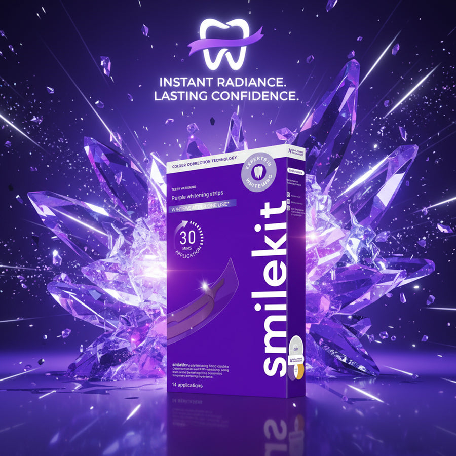 Aurvyn V34 Purple Whitening Strips
